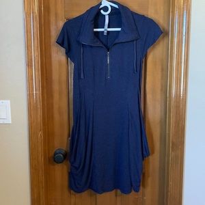 Kenzie short sleeved blue dress